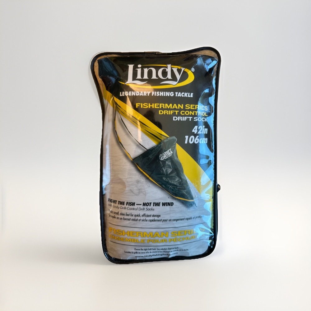 Lindy Fisherman Series Fishing Boat Drift Sock‎ Wind Control Anchor Harness 42"